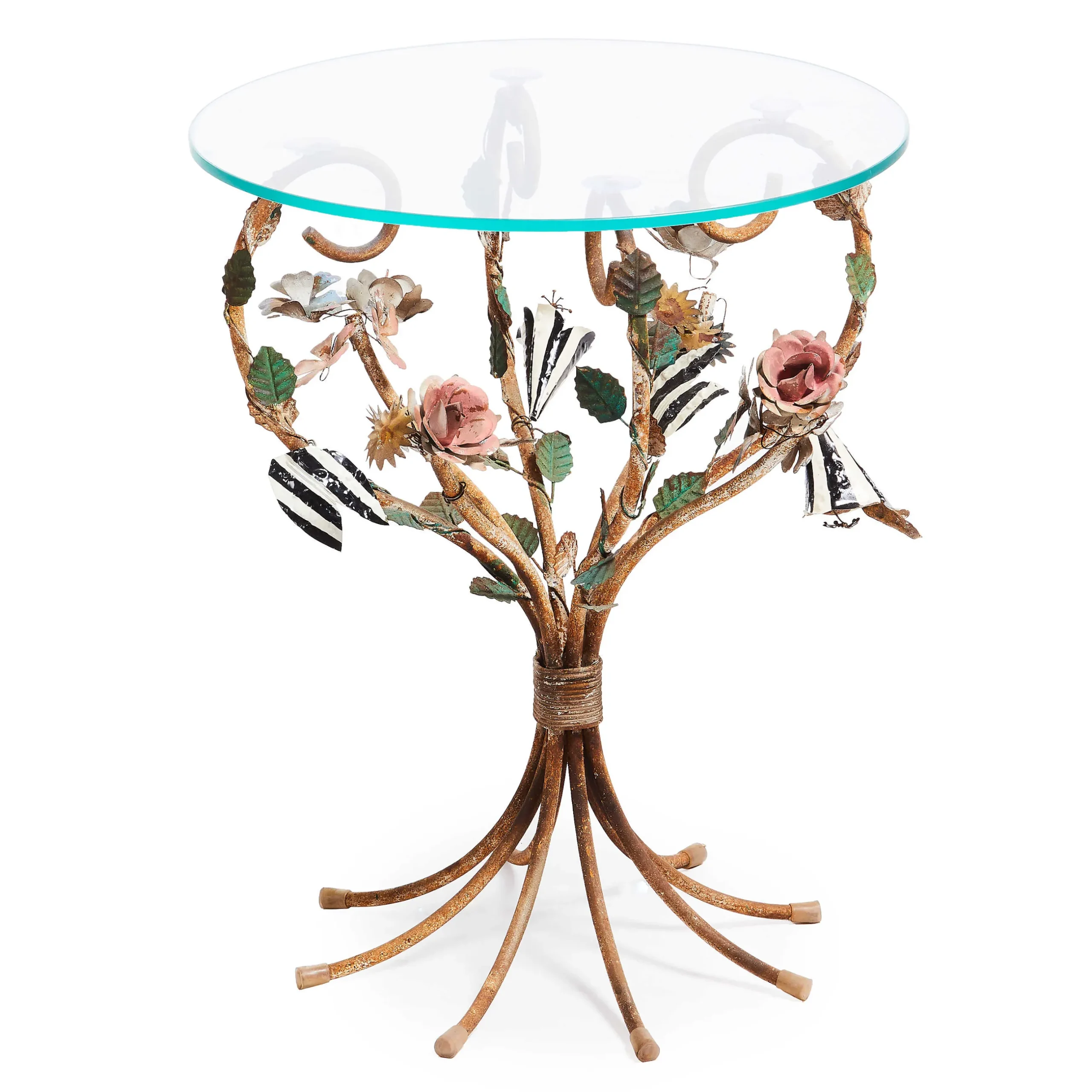 Living Room|MacKenzie-Childs Field Study Round Accent Table