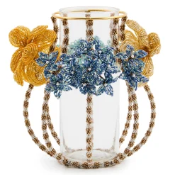Room Accents|Fall Entertaining|MacKenzie-Childs Field Study Small Beaded Flower Vase