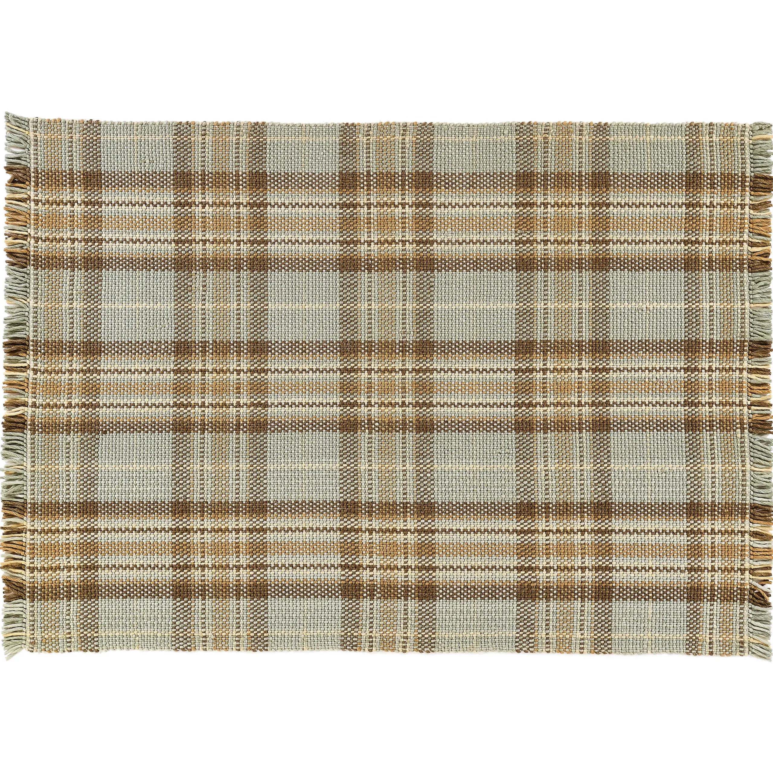 Rugs|MacKenzie-Childs Field Study Woven Tartan 5' x 8' Rug
