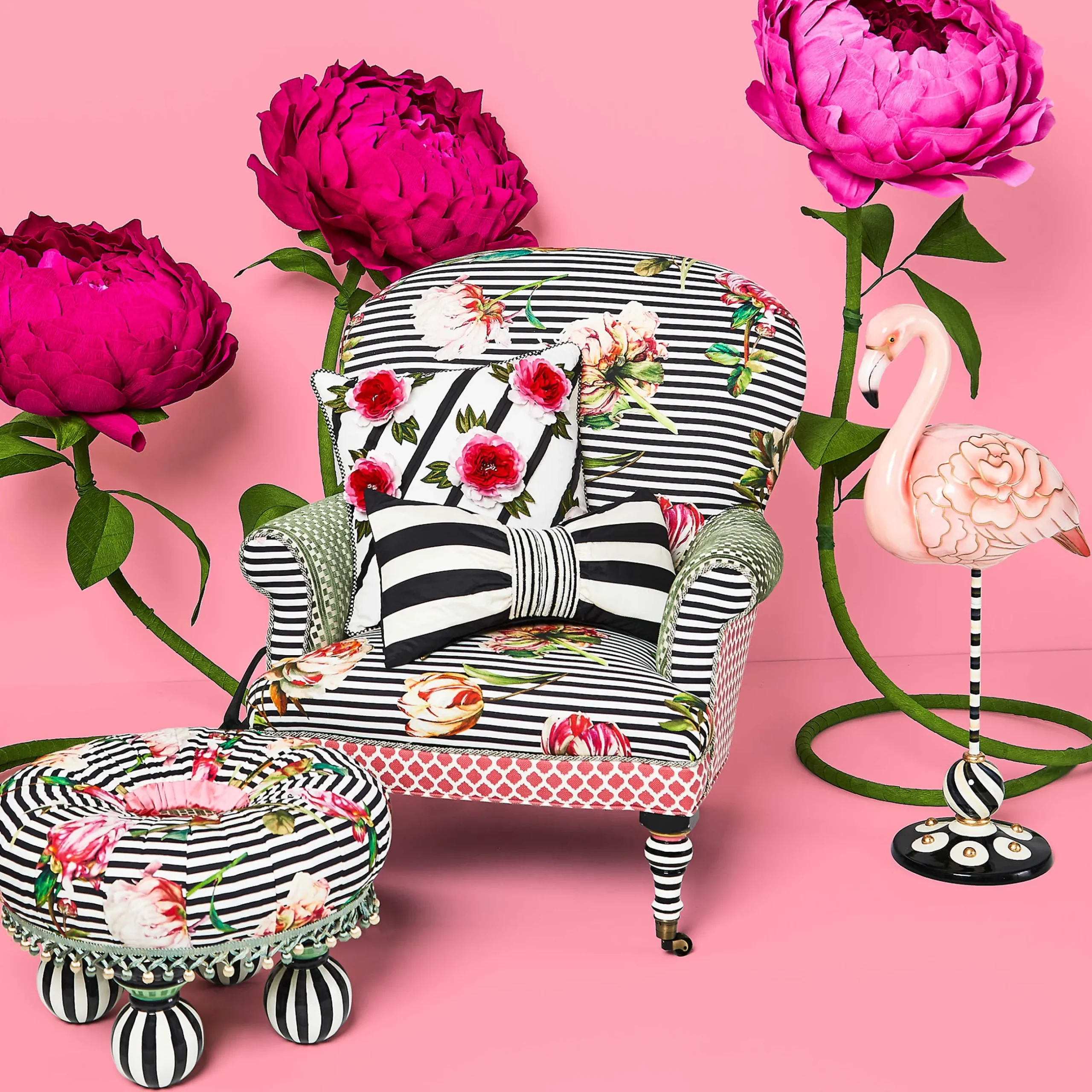 Easter|Spring|MacKenzie-Childs Flamingo Figure