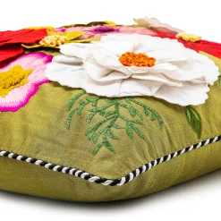 Spring|Pillows, Throws, & Cushions|MacKenzie-Childs Fleur de Leaf Throw Pillow