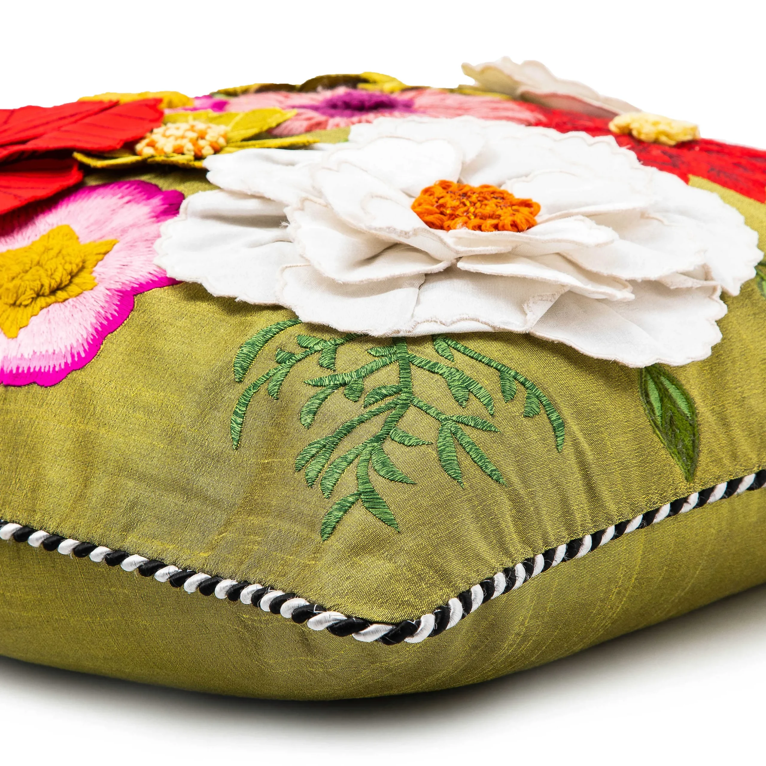Spring|Pillows, Throws, & Cushions|MacKenzie-Childs Fleur de Leaf Throw Pillow