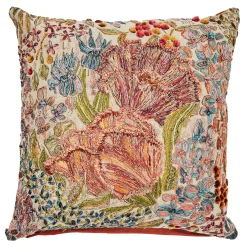 Pillows, Throws, & Cushions|MacKenzie-Childs Flower Field Throw Pillow