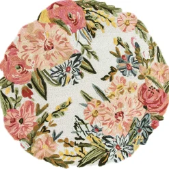 Rugs|MacKenzie-Childs Flower Garden 6' Round Rug