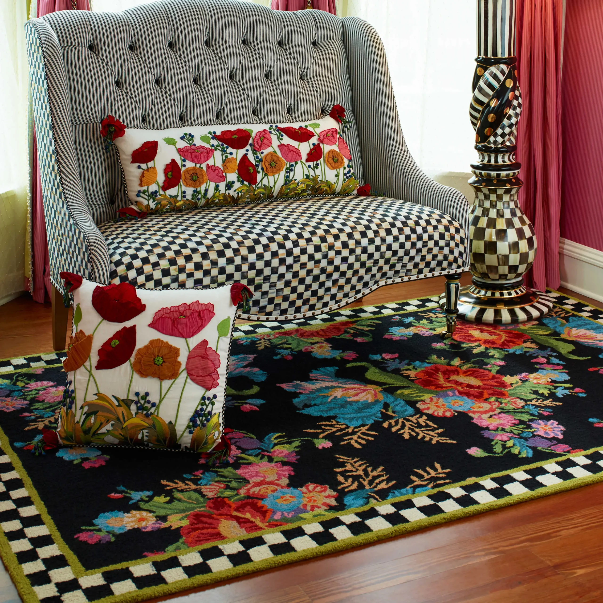 Rugs|MacKenzie-Childs Flower Market 5' x 8' Rug