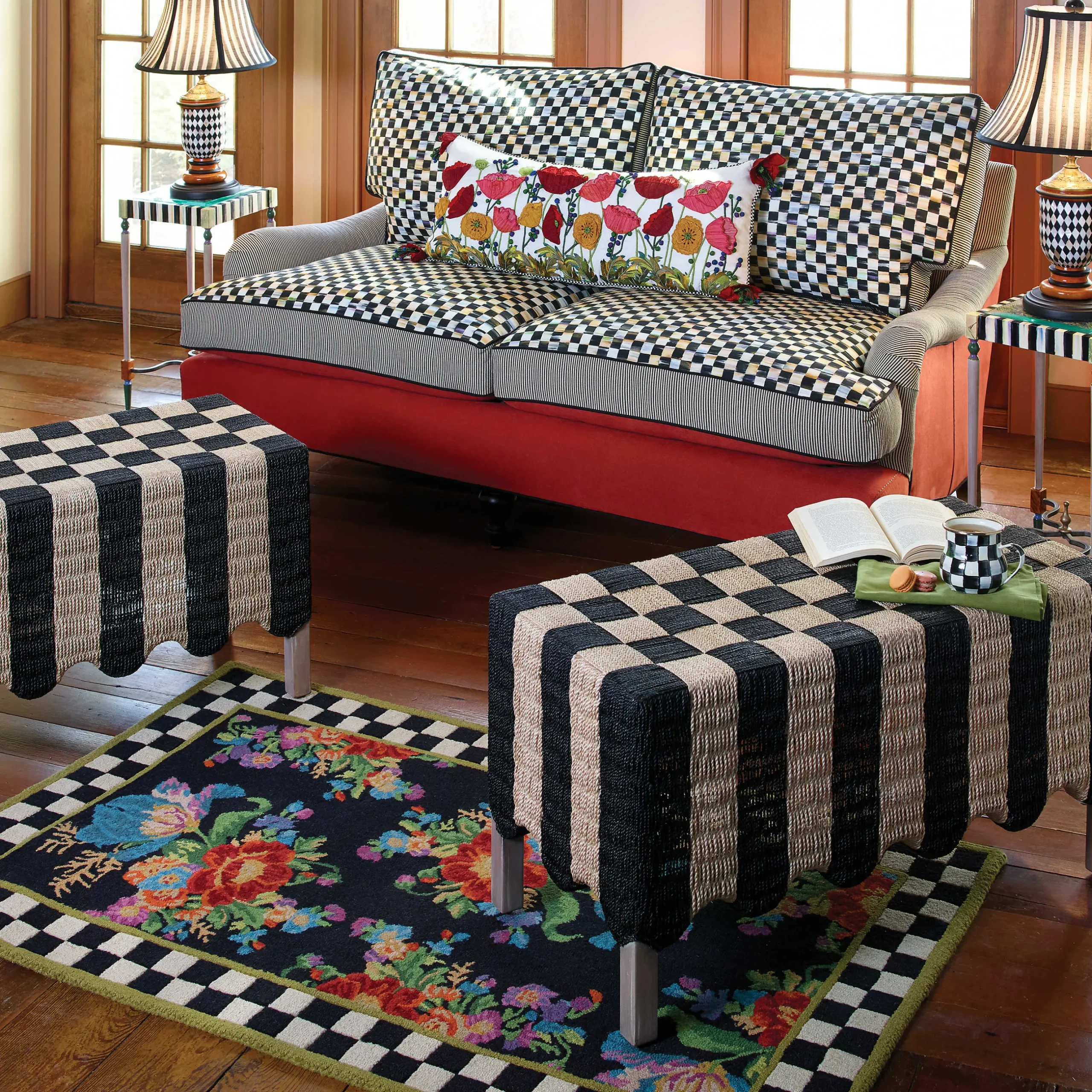 Rugs|MacKenzie-Childs Flower Market 5' x 8' Rug