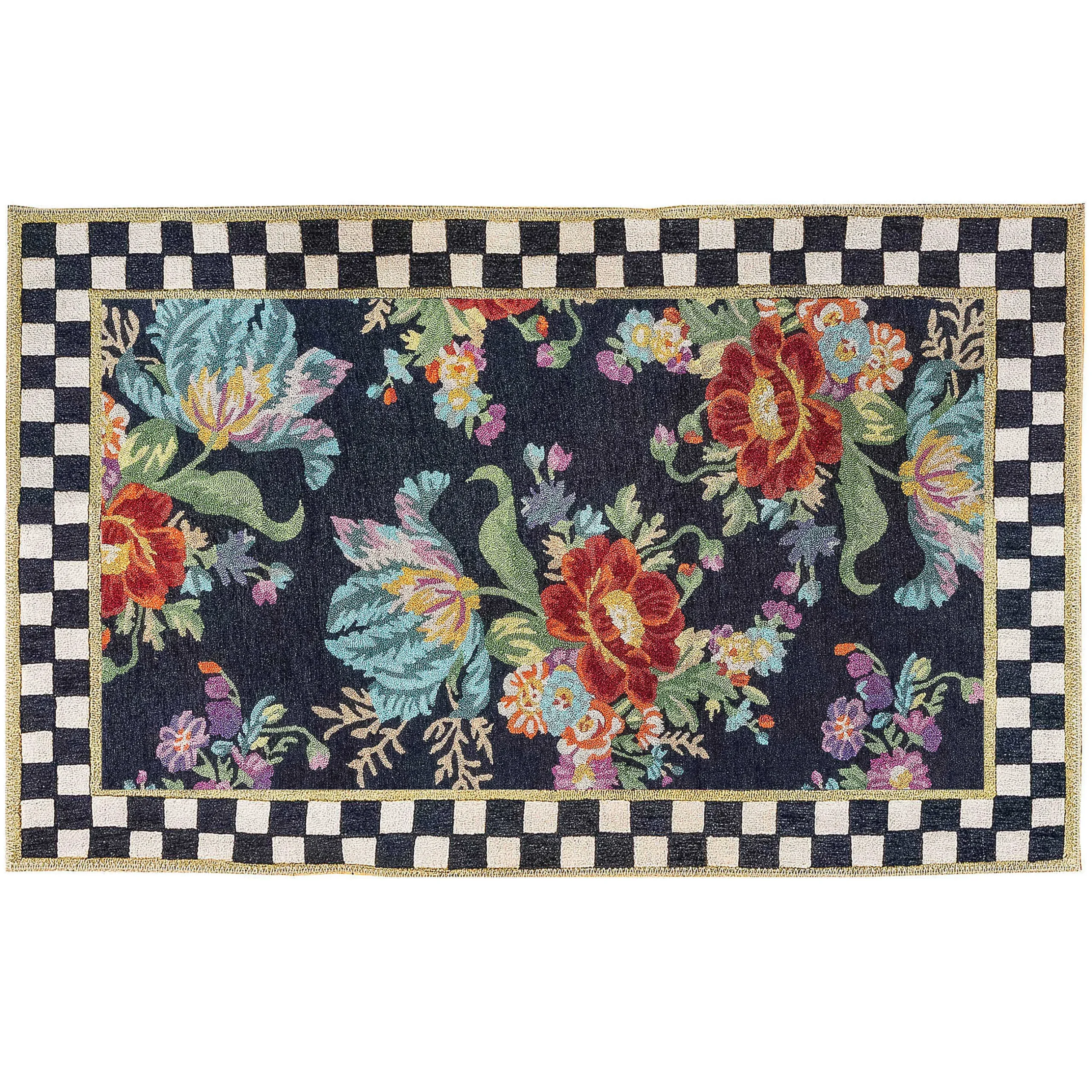 Rugs|MacKenzie-Childs Flower Market 3' x 5' Washable Rug