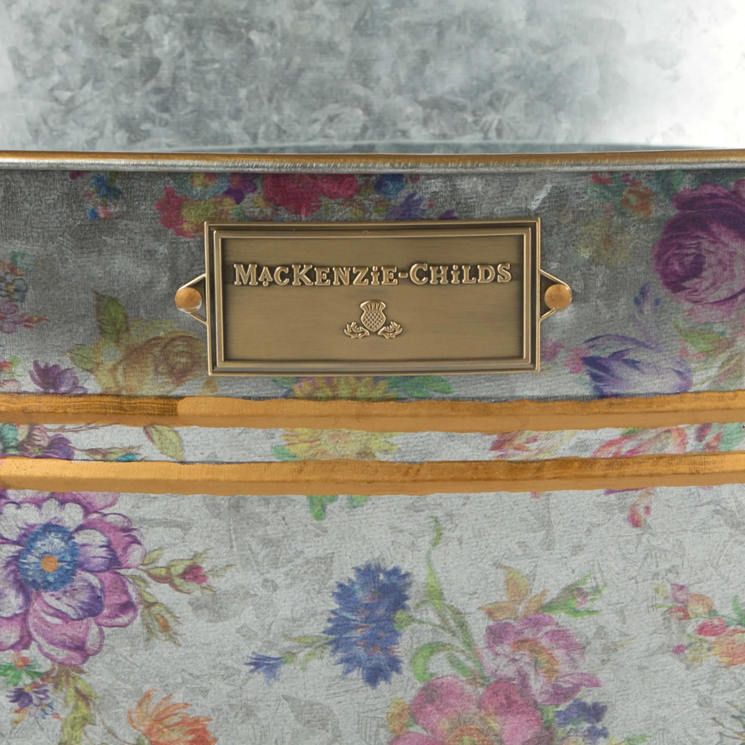 Outdoor|Bar Entertaining|MacKenzie-Childs Flower Market Galvanized Beverage Bucket