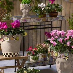 Storage Furniture|Outdoor|MacKenzie-Childs Flower Market Galvanized Outdoor Butler