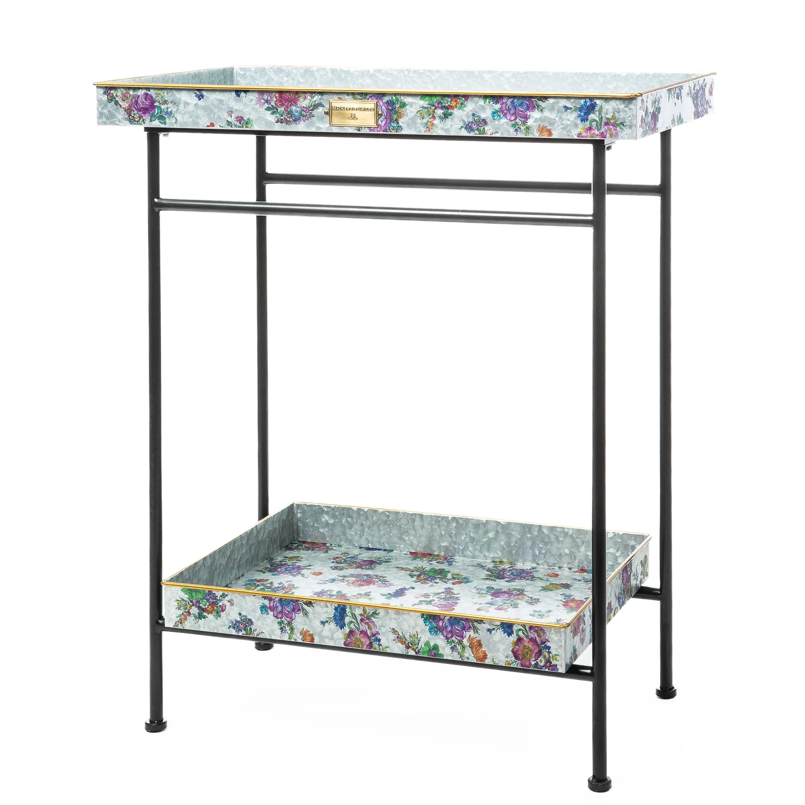 Storage Furniture|Outdoor|MacKenzie-Childs Flower Market Galvanized Outdoor Butler