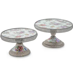 Spring|Greenery & Florals|MacKenzie-Childs Flower Market Plant Stands, Set of 2