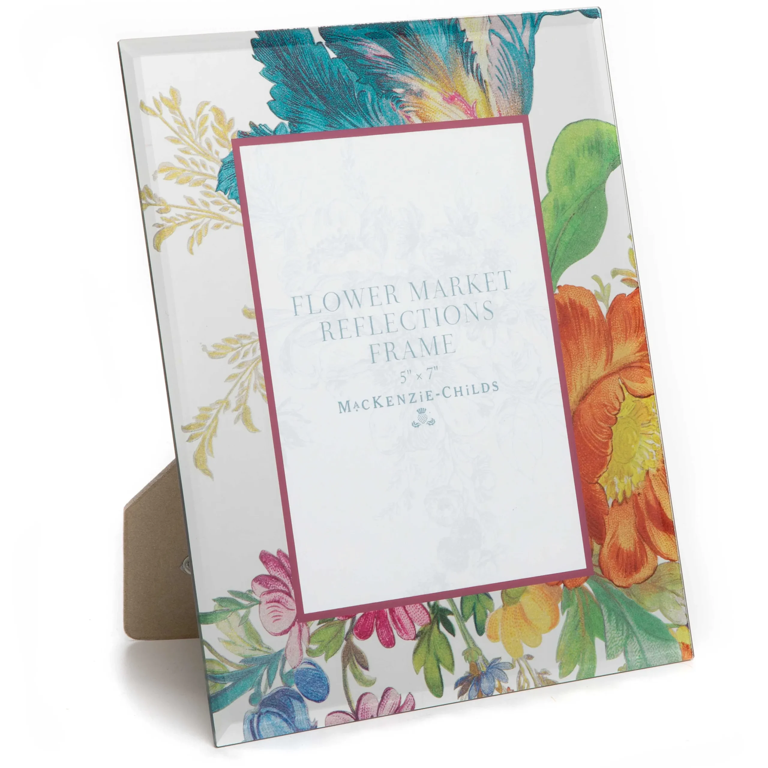 Room Accents|MacKenzie-Childs Flower Market Reflections 5 x 7 Frame