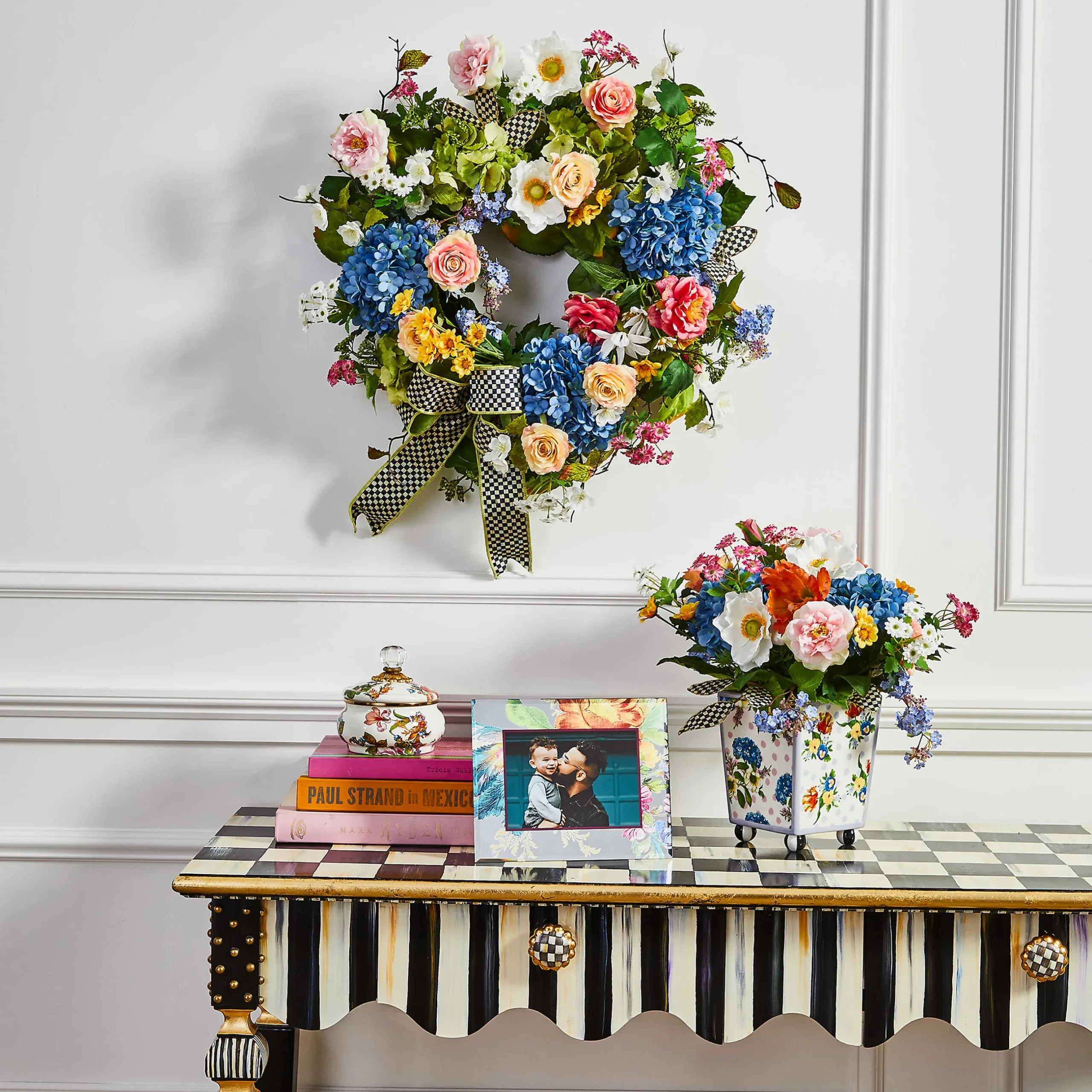Room Accents|MacKenzie-Childs Flower Market Reflections 5 x 7 Frame