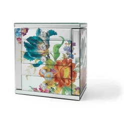 Room Accents|MacKenzie-Childs Flower Market Reflections Jewelry Armoire