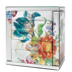 Room Accents|MacKenzie-Childs Flower Market Reflections Jewelry Armoire