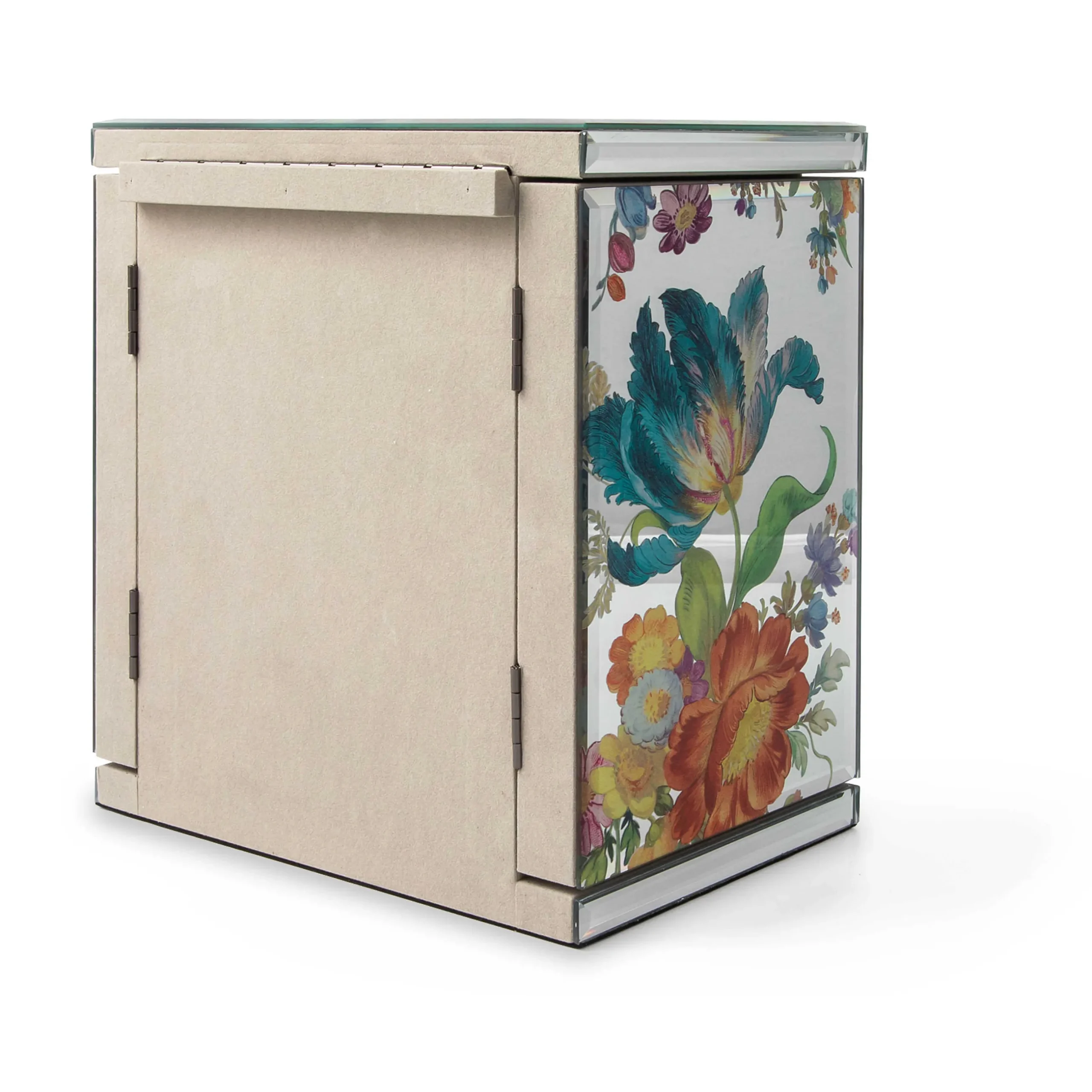 Room Accents|MacKenzie-Childs Flower Market Reflections Jewelry Armoire