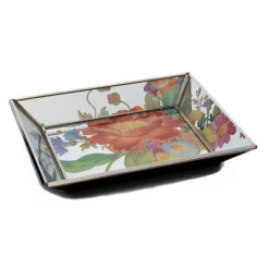 Bath & Bath Accessories|MacKenzie-Childs Flower Market Reflections Small Tray