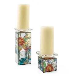 Candles & Fragrances|MacKenzie-Childs Flower Market Reflections Tall Candle Holder