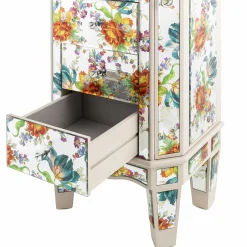 Storage Furniture|Room Accents|MacKenzie-Childs Flower Market Reflections Standing Jewelry Armoire
