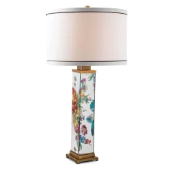Lighting|MacKenzie-Childs Flower Market Reflections Table Lamp
