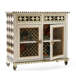 Living Room|MacKenzie-Childs Flower Market Small Cabinet