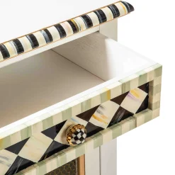 Living Room|MacKenzie-Childs Flower Market Small Cabinet