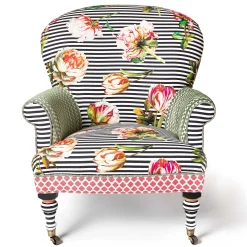 Living Room|MacKenzie-Childs Flower Show Accent Chair