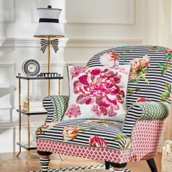 Living Room|MacKenzie-Childs Flower Show Accent Chair