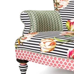 Living Room|MacKenzie-Childs Flower Show Accent Chair