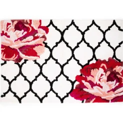 Bath & Bath Accessories|Rugs|MacKenzie-Childs Flower Show Bath Rug