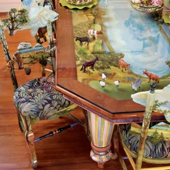 Dining Room & Kitchen|MacKenzie-Childs Forest Fish Chair