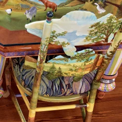Dining Room & Kitchen|MacKenzie-Childs Forest Fish Chair
