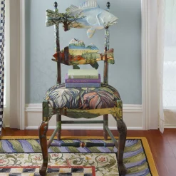 Dining Room & Kitchen|MacKenzie-Childs Forest Fish Chair