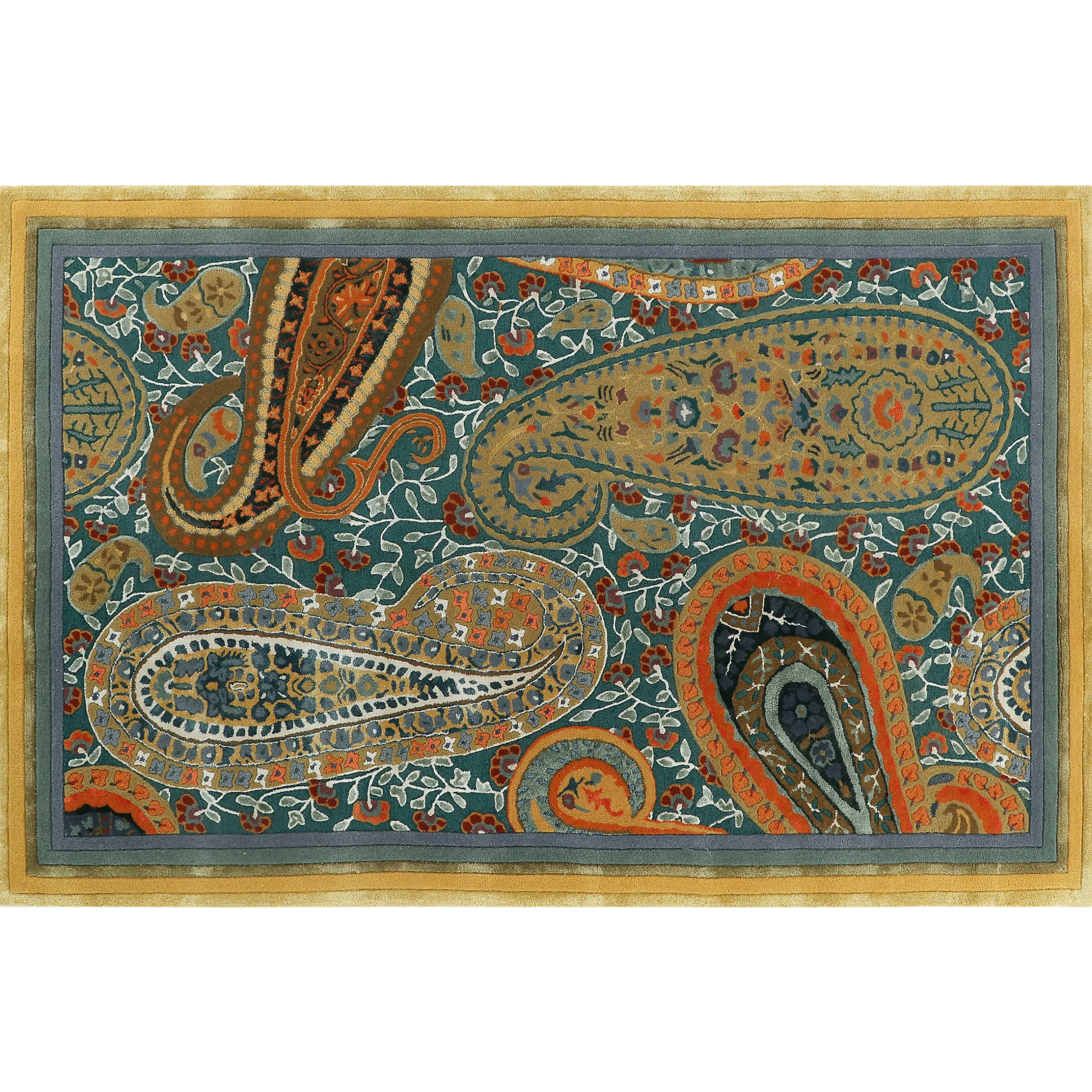 Rugs|MacKenzie-Childs Forever Paisley 5' x 8' Rug