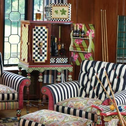 Storage Furniture|Dining Room & Kitchen|MacKenzie-Childs Foxtrot Bar Cabinet