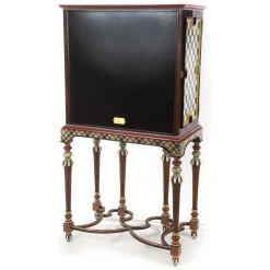 Storage Furniture|Dining Room & Kitchen|MacKenzie-Childs Foxtrot Bar Cabinet