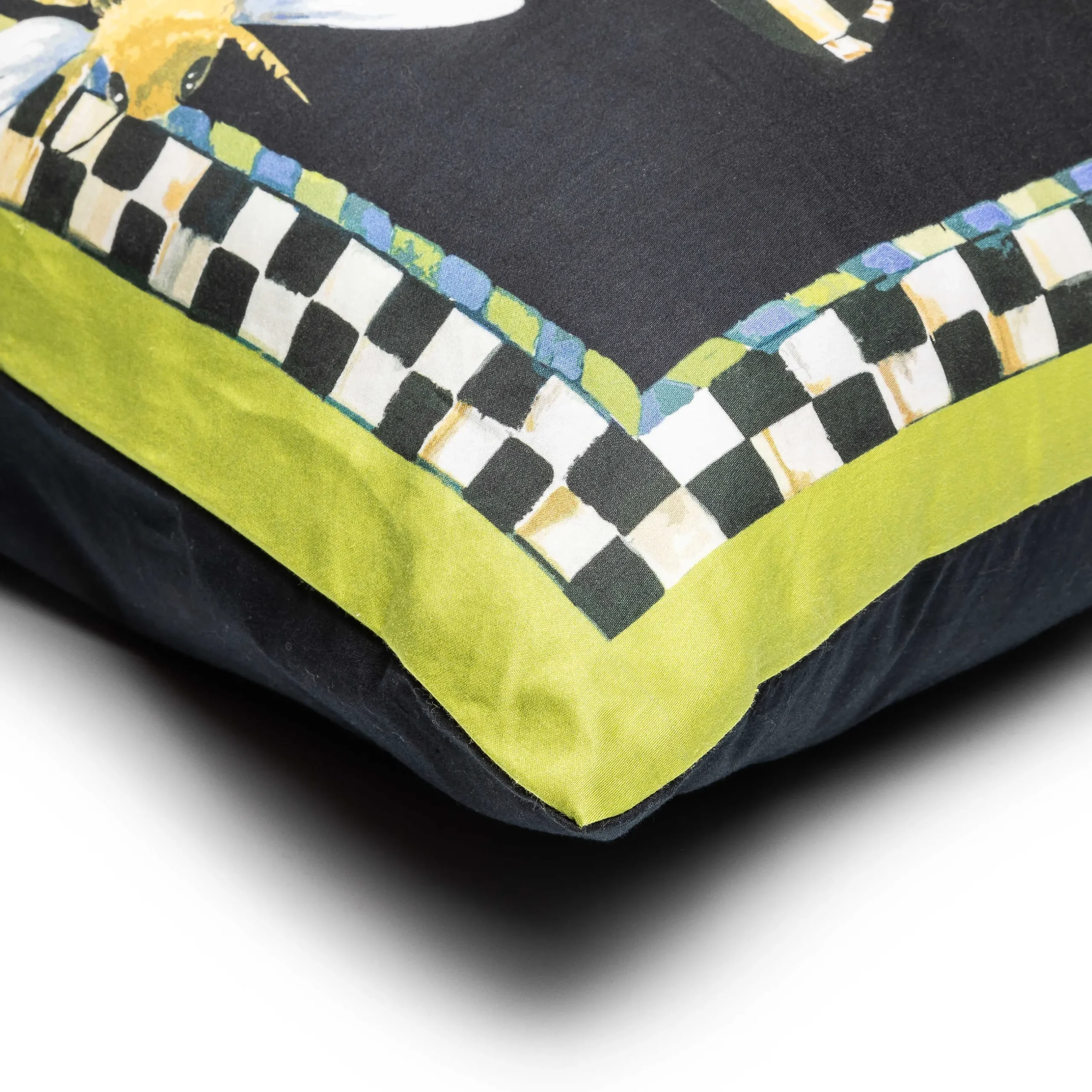 Spring|Pillows, Throws, & Cushions|MacKenzie-Childs Frog and Bee Lumbar Pillow