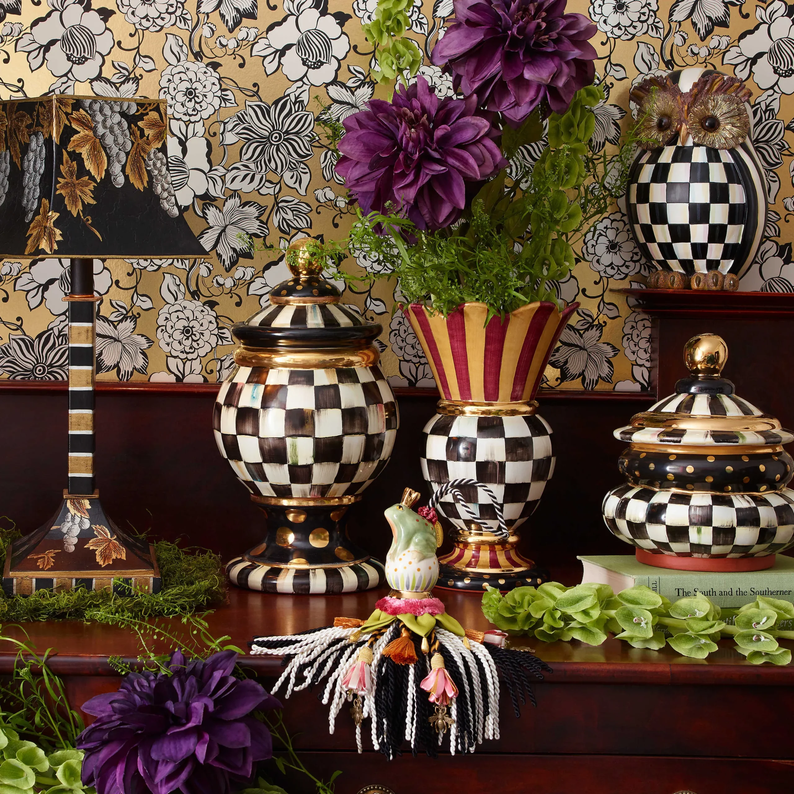 Finishing Touches|Room Accents|MacKenzie-Childs Frog Ceramic Tassel