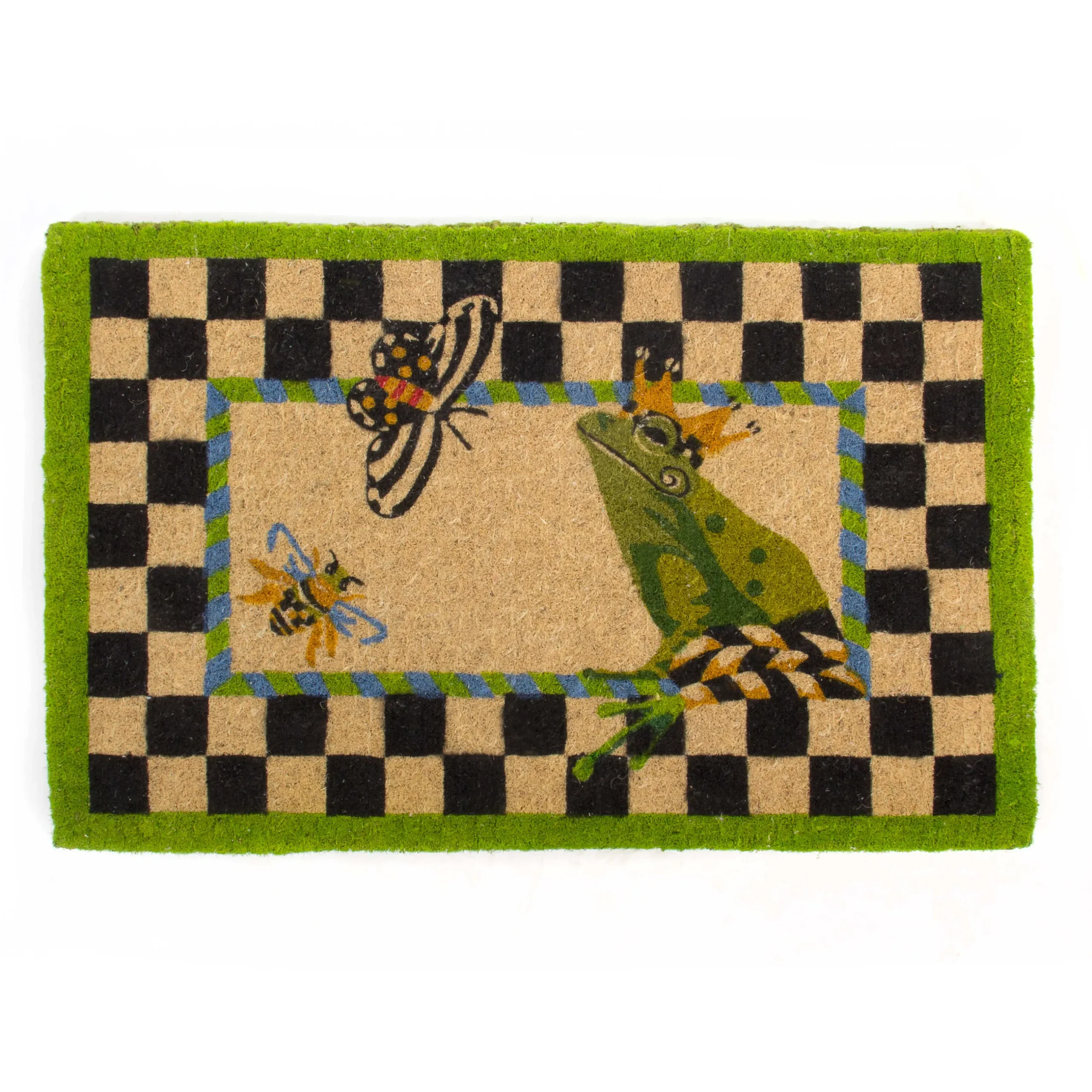 Outdoor|Rugs|MacKenzie-Childs Frog Entrance Mat