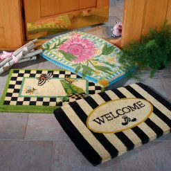 Outdoor|Rugs|MacKenzie-Childs Frog Entrance Mat