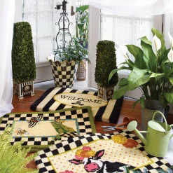 Outdoor|Rugs|MacKenzie-Childs Frog Entrance Mat