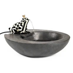 Spring|Outdoor|MacKenzie-Childs Frog Tranquility Fountain