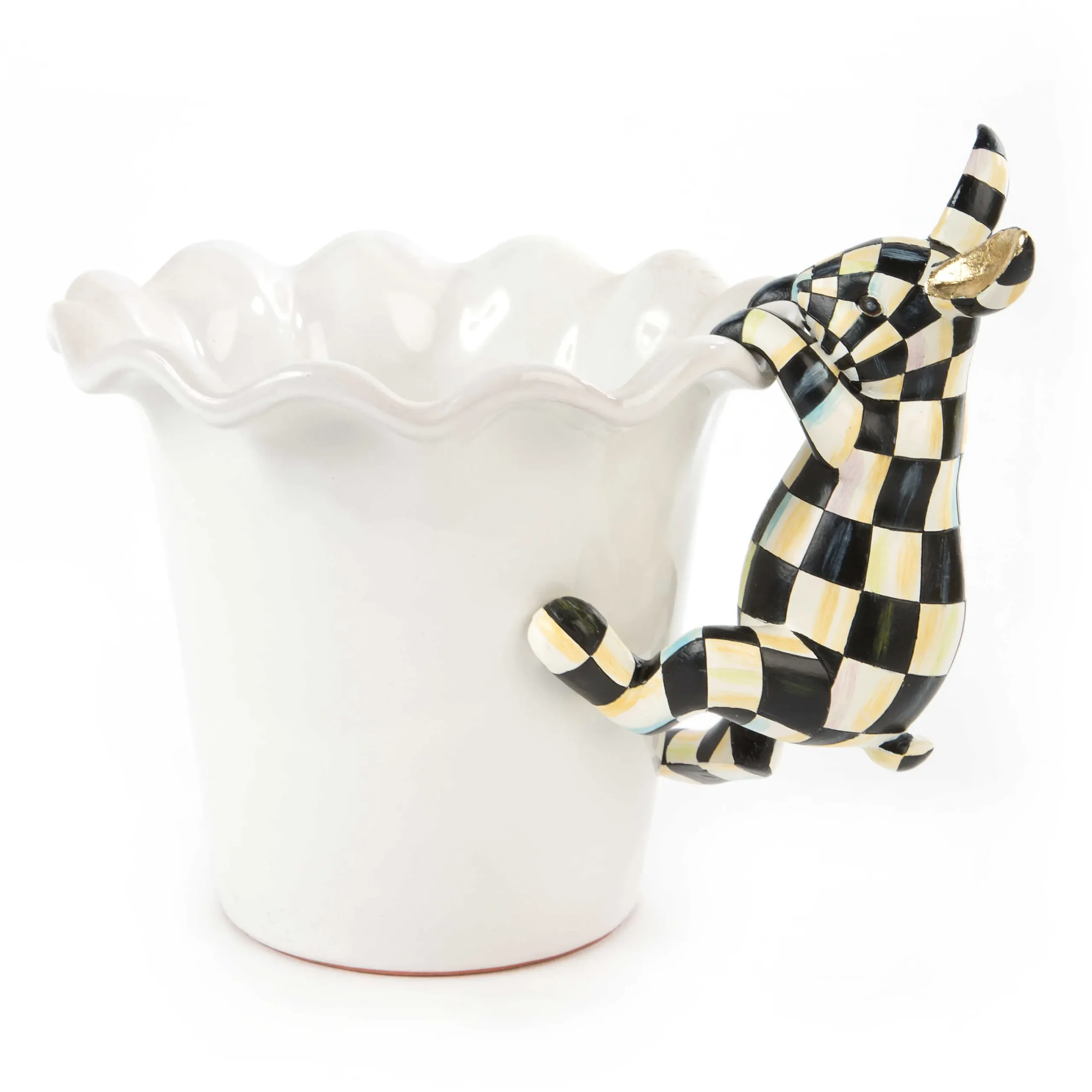 Easter|Spring|MacKenzie-Childs Funny Bunny Pot Climber
