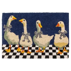 Easter|Spring|MacKenzie-Childs Gaggle of Geese Entrance Mat