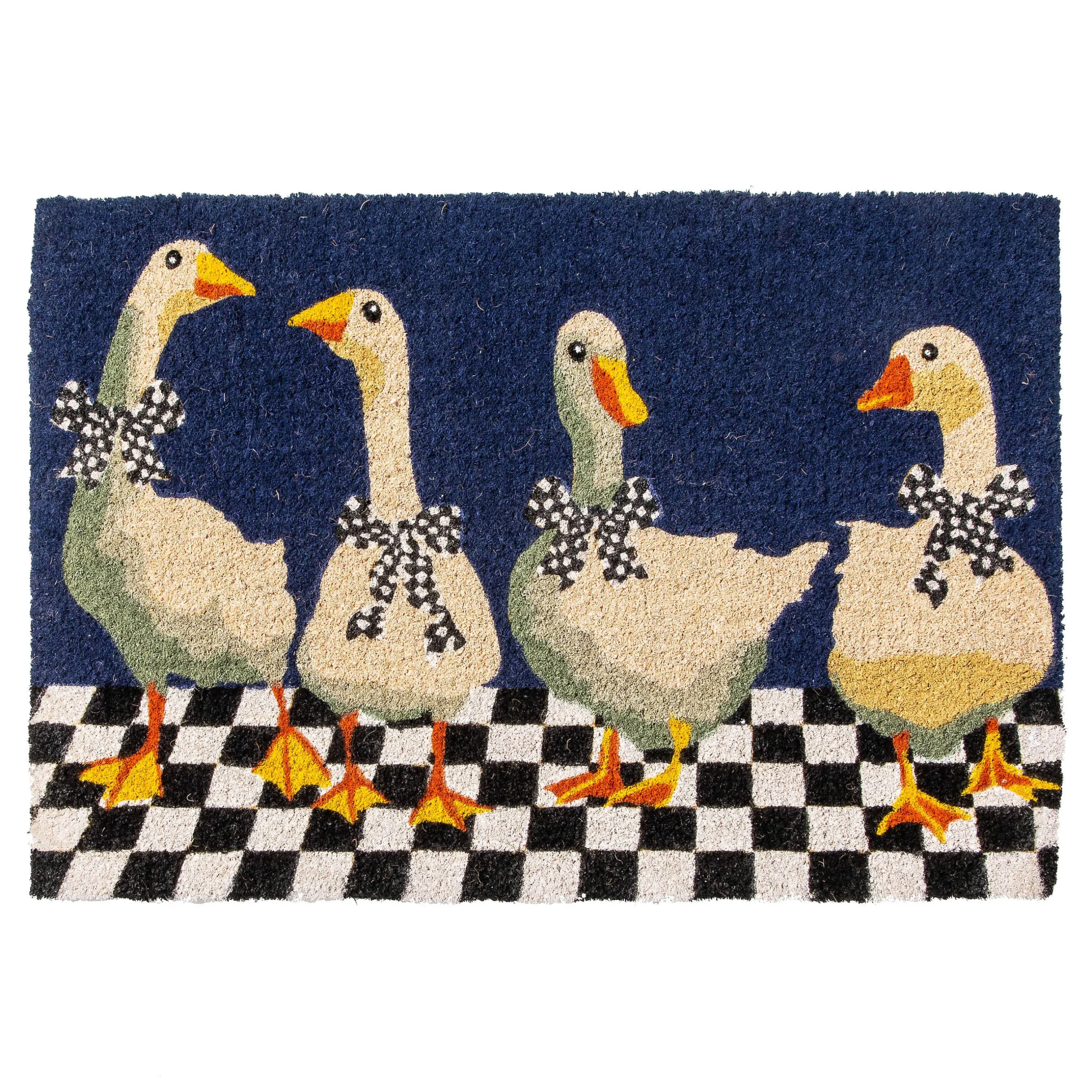 Easter|Spring|MacKenzie-Childs Gaggle of Geese Entrance Mat