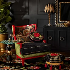 Living Room|MacKenzie-Childs Gambit Accent Table