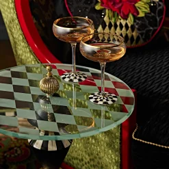 Living Room|MacKenzie-Childs Gambit Accent Table