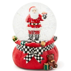 Room Accents|MacKenzie-Childs Gift Giving Santa Snow Globe