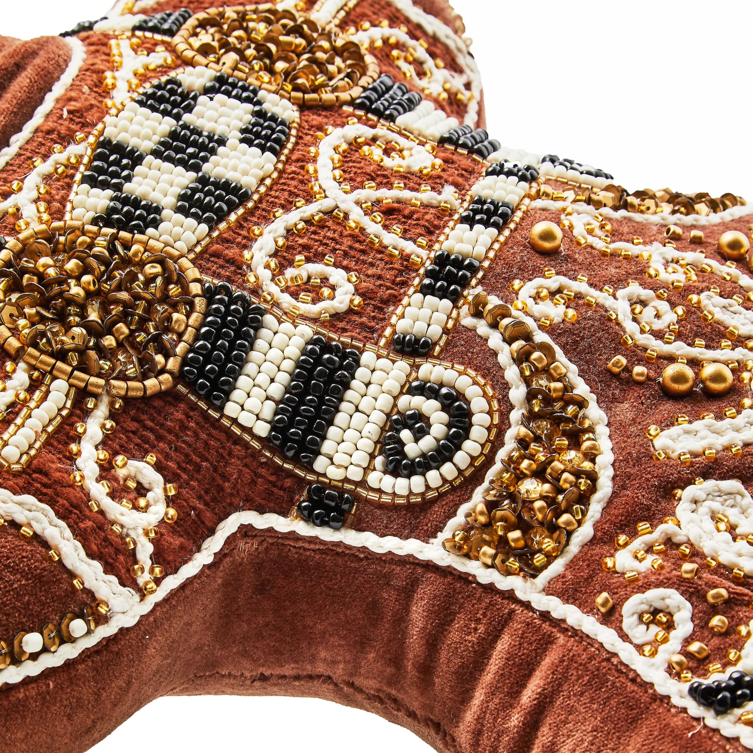 Holiday|Pillows, Throws, & Cushions|MacKenzie-Childs Gingerbread Boy Shaped Throw Pillow