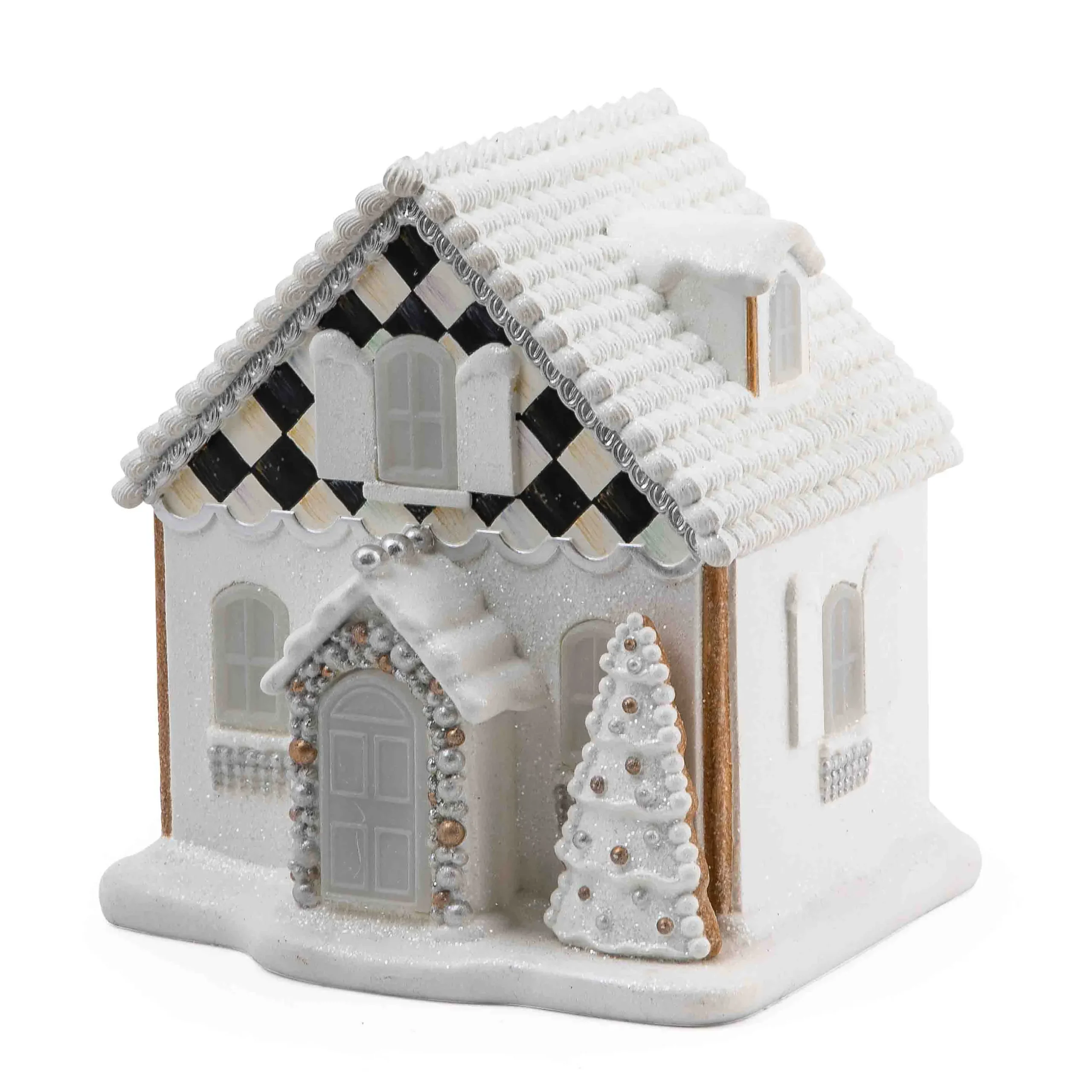 Holiday|Room Accents|MacKenzie-Childs Gingerbread Illuminated Cottage